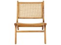 Krzesło drewniane z plecionką rattanową jasne drewno MIDDLETOWN Lumarko!