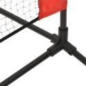 Siatka do tenisa, czarno-czerwona, 400x100x87 cm, poliester Lumarko!