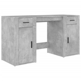 Biurko z szafkami, szarość betonu, materiał drewnopochodny Lumarko!