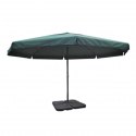 Zielony parasol ogrodowy z aluminiową ramą i przenośną podstawą Lumarko!