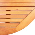 Składany stół ogrodowy, 160x85x74 cm, lite drewno eukaliptusowe Lumarko!