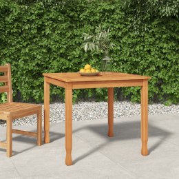 Stół ogrodowy, 85x85x75 cm, lite drewno tekowe Lumarko!