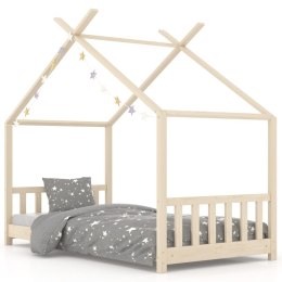 Rama łóżka dziecięcego, lite drewno sosnowe, 70 x 140 cm Lumarko!