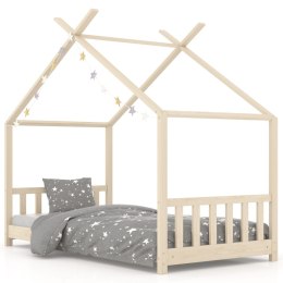 Rama łóżka dziecięcego, lite drewno sosnowe, 80 x 160 cm Lumarko!