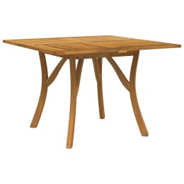 Stół ogrodowy, 110x110x75 cm, lite drewno akacjowe Lumarko!