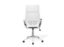 Krzesło biurowe regulowane biało-szare DELIGHT Lumarko!