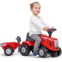Traktorek Baby Mac Cormick Czerwony Z Przyczepką + Akc. Od 1 Roku  Lumarko!