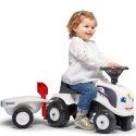 Traktorek Baby Valtra Biały Z Przyczepką + Akc. Od 1 Roku  Lumarko!