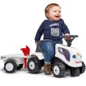 Traktorek Baby Valtra Biały Z Przyczepką + Akc. Od 1 Roku  Lumarko!