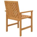 Ogrodowe krzesła stołowe, 4 szt., lite drewno akacjowe Lumarko!