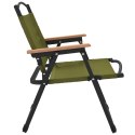 Krzesła turystyczne, 2 szt, zielone, 54x43x59cm, tkanina Oxford Lumarko!