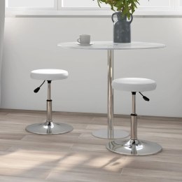 Krzesła stołowe, 2 szt., białe, sztuczna skóra Lumarko!