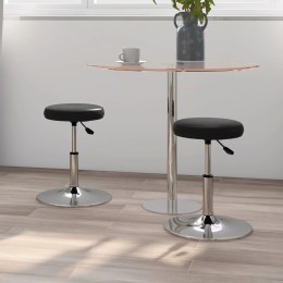 Krzesła stołowe, 2 szt., czarne, sztuczna skóra Lumarko!