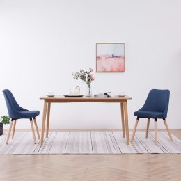 Krzesła do jadalni, 2 szt., niebieskie, tapicerowane tkaniną Lumarko!
