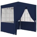Namiot imprezowy ze ściankami, 2x2 m, niebieski, 90 g/m² Lumarko!