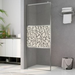 Ścianka prysznicowa, szkło ESG, wzór w kamienie, 115 x 195 cm Lumarko!