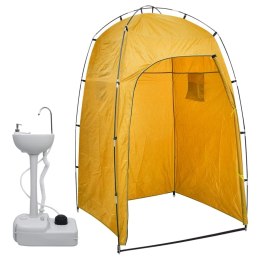 Przenośna umywalka turystyczna z namiotem, 20 L Lumarko!