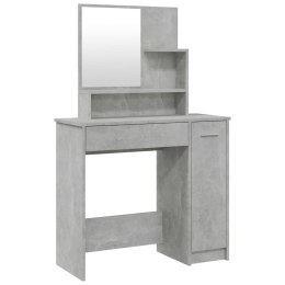 Toaletka z lustrem, betonowa szarość, 86,5x35x136 cm Lumarko!
