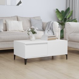 Stolik kawowy, biały 90x50x36,5 cm, materiał drewnopochodny Lumarko!