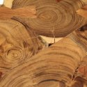  Stolik kawowy plaster, (55-60) x 40 cm, lite drewno akacjowe Lumarko!