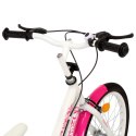 Rower dla dzieci, 24 cali, różowo-biały Lumarko!