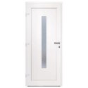 Drzwi wejściowe, antracytowe, 88x200 cm, PVC Lumarko!