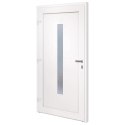Drzwi wejściowe, antracytowe, 108x208 cm, PVC Lumarko!