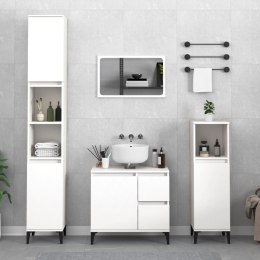 Szafka łazienkowa, biała, 65x33x60 cm, materiał drewnopochodny Lumarko!