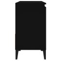 Szafka łazienkowa, czarna, 65x33x60 cm, materiał drewnopochodny Lumarko!