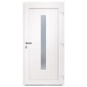 Drzwi wejściowe, białe, 108x200 cm, PVC Lumarko!