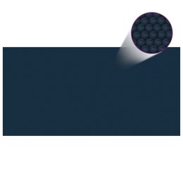 Pływająca folia solarna z PE, 400x200 cm, czarno-niebieska Lumarko!
