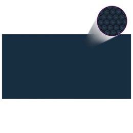 Pływająca folia solarna z PE, 600x300 cm, czarno-niebieska Lumarko!