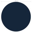 Pływająca folia solarna z PE na basen, 356 cm, czarno-niebieska Lumarko!