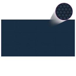 Pływająca pokrywa solarna z PE, 975x488 cm, czarno-niebieska Lumarko!