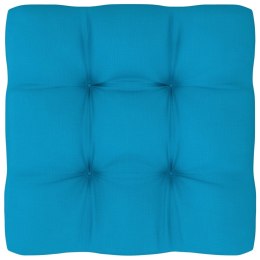 Poduszka na sofę z palet, niebieska, 70x70x10 cm Lumarko!