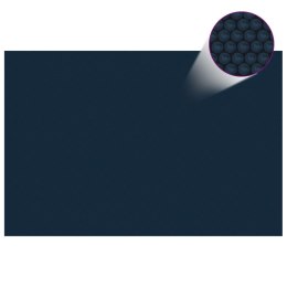 Pływająca folia solarna z PE, 300x200 cm, czarno-niebieska Lumarko!