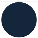 Pływająca folia solarna z PE na basen, 527 cm, czarno-niebieska Lumarko!
