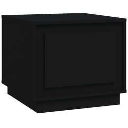 Stolik kawowy, czarny, 51x50x44 cm, materiał drewnopochodny Lumarko!