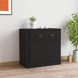 Szafka, czarna, 70x35,5x67,5 cm, materiał drewnopochodny Lumarko!