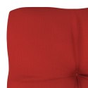 Poduszka na sofę z palet, czerwona, 80x80x10 cm Lumarko!