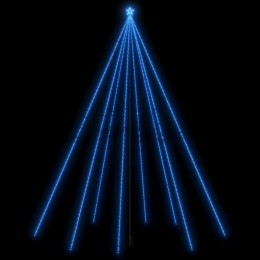 Choinka z lampek, wewn./zewn., 1300 niebieskich diod LED, 8 m Lumarko!