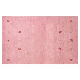 Dywan wełniany 140 x 200 cm różowy YULAFI Lumarko!