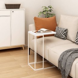 Stolik boczny, biały, 40x30x59 cm, materiał drewnopochodny Lumarko!