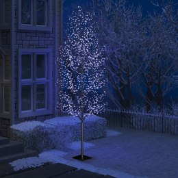 Drzewko świecące na niebiesko, 1200 LED, kwiat wiśni, 400 cm Lumarko!