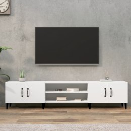 Szafka pod TV, biała, 180x31,5x40 cm, materiał drewnopochodny Lumarko!