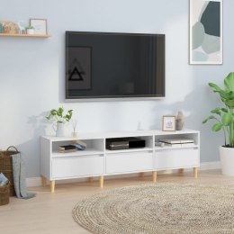 Szafka pod TV, biała, 150x30x44,5 cm, materiał drewnopochodny Lumarko!