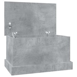 Skrzynia, szarość betonu, 50x30x28 cm, materiał drewnopochodny Lumarko!