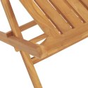 Składane krzesła ogrodowe, 2 szt., 47x47x89 cm, drewno tekowe Lumarko!