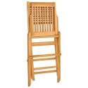 Składane krzesła ogrodowe, 2 szt., 47x62x90 cm, drewno tekowe Lumarko!
