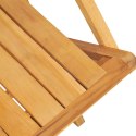 Składane krzesła ogrodowe, 2 szt., 55x61x90 cm, drewno tekowe Lumarko!